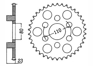 Kit APRILIA AF1 125 Sintesi 88-90