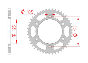 Kit chaine Acier HONDA CRF 250 L 2012-2014