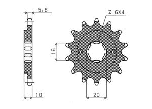 Kit CAGIVA Mito 125 MK1/525SP 125 89-