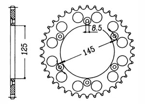 Kit CAGIVA W8 125 92-95