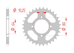 Kit chaine Acier YAMAHA 125 GRIZZLY 2004-2006 Renforcé Xs-ring