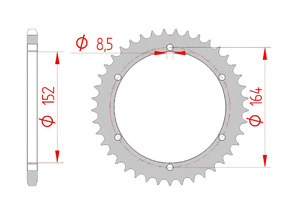 Kit chaine Acier YAMAHA YFS 200 BLASTER 1989-2006 Renforcé Xs-ring