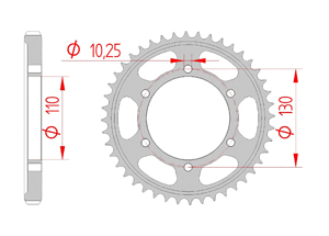 Kit chaine Acier YAMAHA FZ6 S FAZER 2004-2008 Renforcé Xs-ring