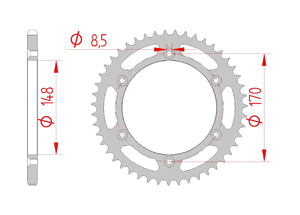 Kit chaine Acier SUZUKI DR 650 RSE 1990-1995