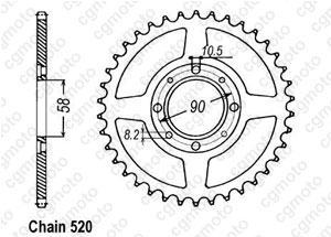 Couronne Cm 250 Cc 82-85