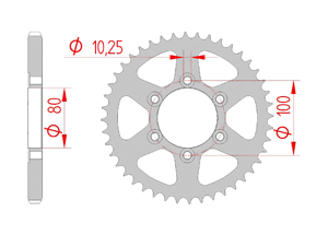 Couronne Acier Pas 525 voxan