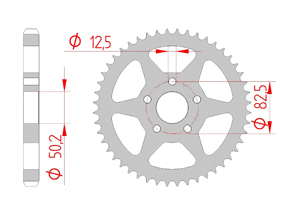 Couronne Acier Pas 530 harley davidson