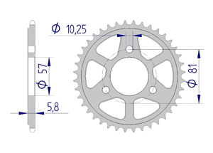 Couronne Alu #415