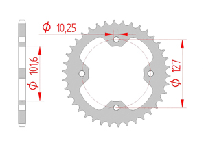 Couronne Acier Pas 520 polaris