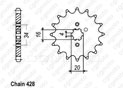 Pignon Sr 125 Se 80-02