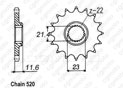 Pignon Yamaha 250 Ttr 93-04