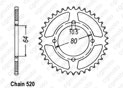 Couronne Yamaha 125 Breeze 89-