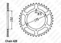 Couronne Dr125 Alu