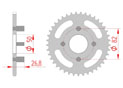 Couronne Acier Pas 420 honda