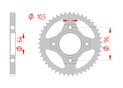 Couronne Acier Pas 428 honda