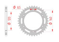 Couronne Acier Pas 520 honda