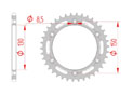 Couronne Acier Pas 520 honda