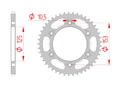 Couronne Acier Pas 520 honda