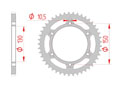 Couronne Acier Pas 520 honda