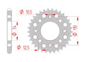 Couronne Acier Pas 530 honda