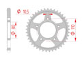 Couronne Acier Pas 525 honda