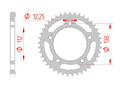 Couronne Acier Pas 525 honda