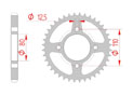 Couronne Acier Pas 530 honda