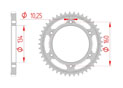 Couronne Acier Pas 525 honda