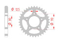 Couronne Acier Pas 630 honda