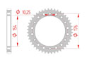 Couronne Acier Pas 530 honda