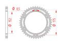 Couronne Acier Pas 520 yamaha