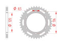 Couronne Acier Pas 520 yamaha