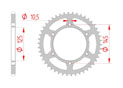 Couronne Acier Pas 520 yamaha