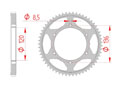 Couronne Acier Pas 428 yamaha