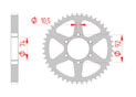 Couronne Acier Pas 530 yamaha