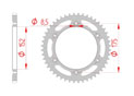 Couronne Acier Pas 520 yamaha