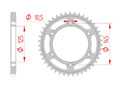 Couronne Acier Pas 525 yamaha