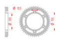 Couronne Acier Pas 530 yamaha