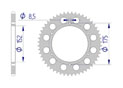 AFAM Couronne Alu #520 YAMAHA