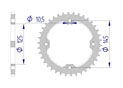 AFAM Couronne Alu #520 YAMAHA