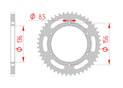 Couronne Acier Pas 520 derbi