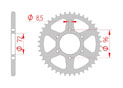 Couronne Acier Pas 520 suzuki