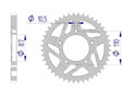 AFAM Couronne Alu #525 GSX-R400J