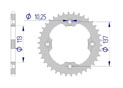 AFAM Couronne Alu #520 SUZUKI LT-R 450