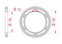 Couronne Acier Pas 428 kawasaki