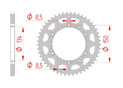 Couronne Acier Pas 520 kawasaki