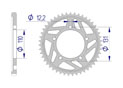 AFAM Couronne Alu #525 #HARD BMW S 1000