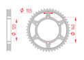 Couronne Acier Pas 530 kawasaki