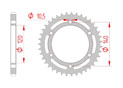 Couronne Acier Pas 525 kawasaki