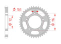 Couronne Acier Pas 530 kawasaki